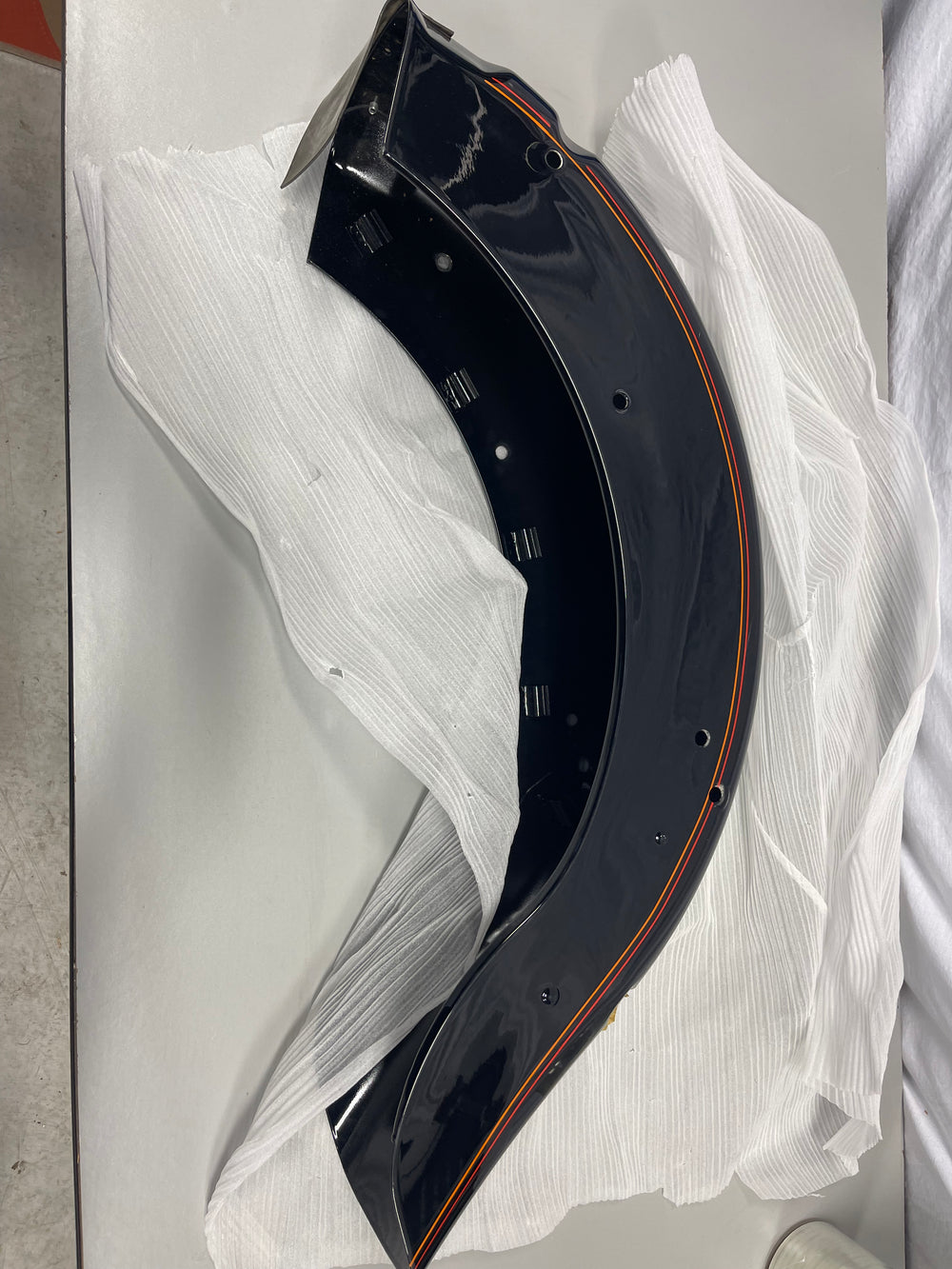 Harley-Davidson Softail Rear Fender 59126-86B FXST Heritage Black Pinstripe OEM