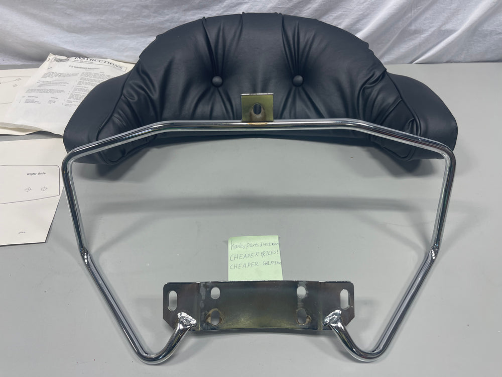 NOS Harley Tour Pak Passenger Backrest Kit 52201-86B FLHTC Ultra Pillow 86-96