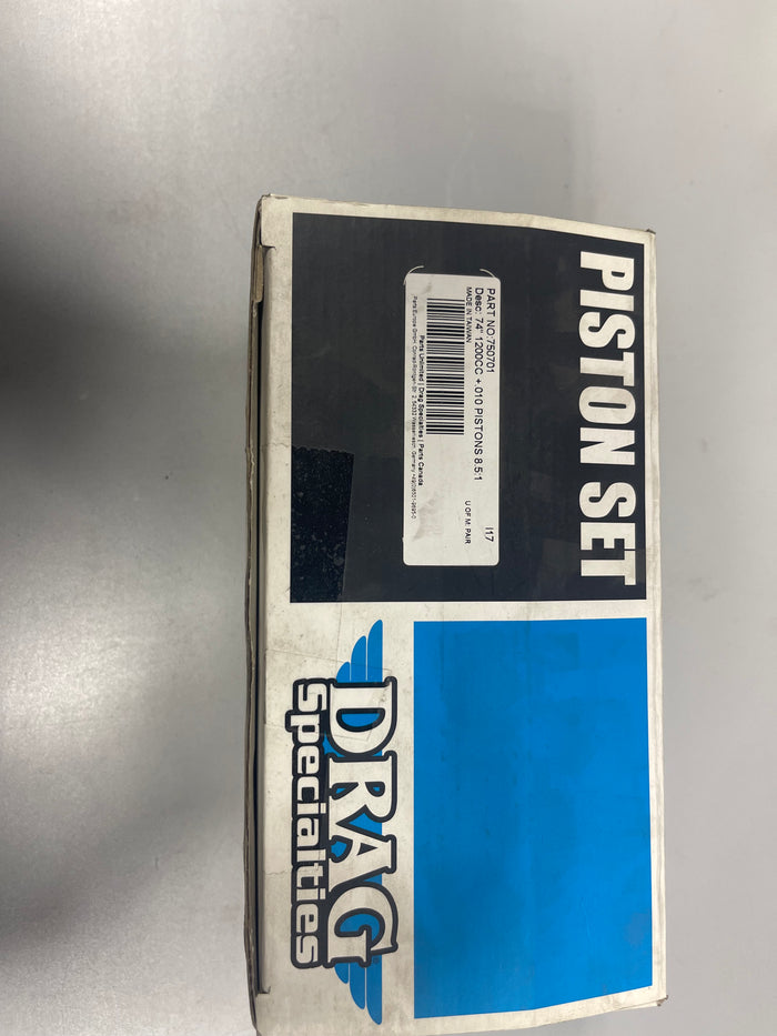Drag Specialties 750701 Piston Set 1200cc +.010 8.5:1 Harley Shovelhead NOS