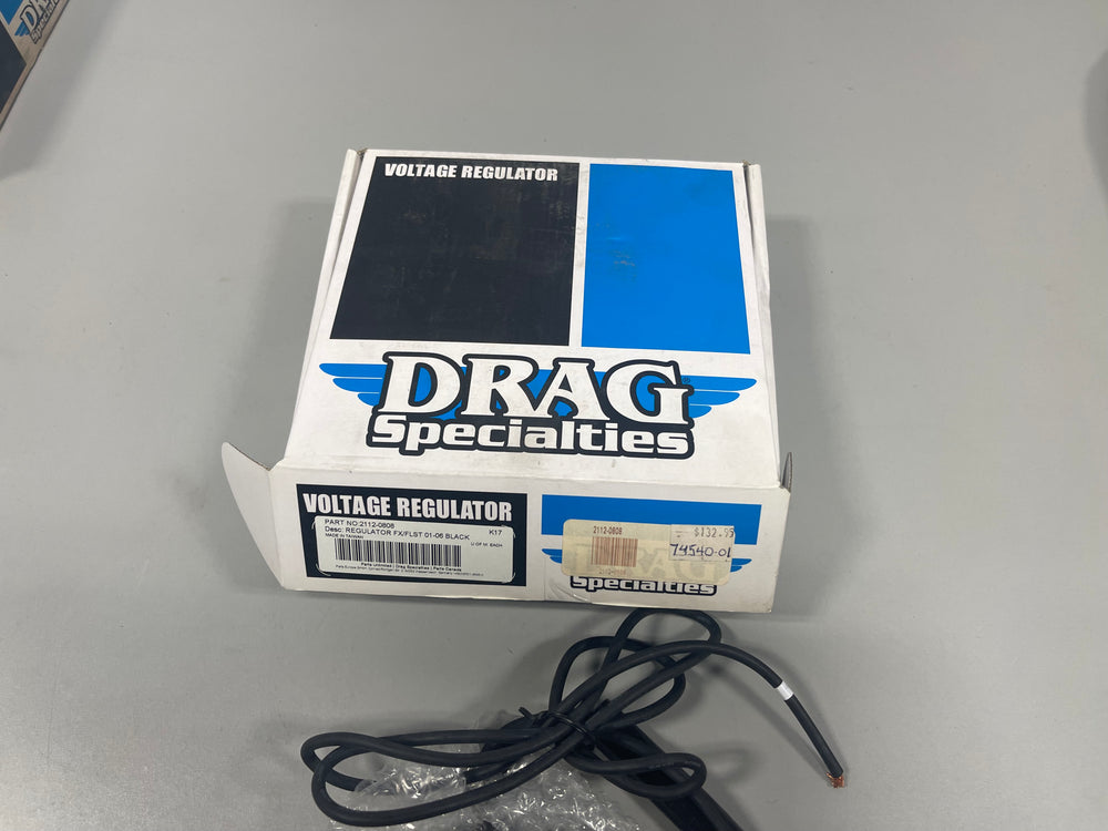 Drag Specialties Voltage Regulator Harley Softail FXST FLST 01-06 Black 2112-0808