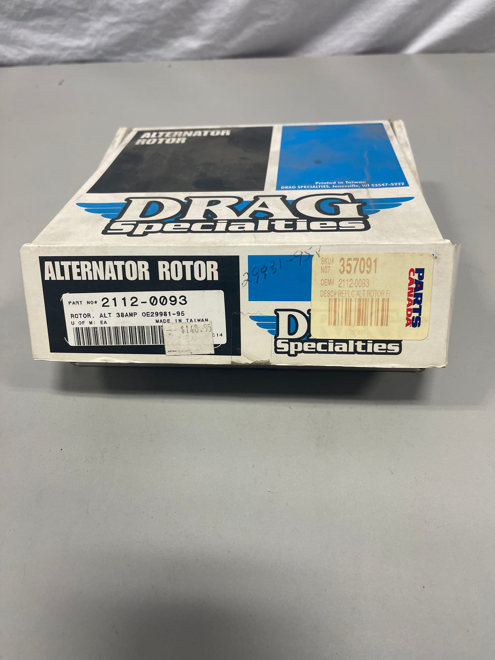 Drag Specialties 38 Amp Alternator Rotor Harley Touring Softail Dyna 2112-0093