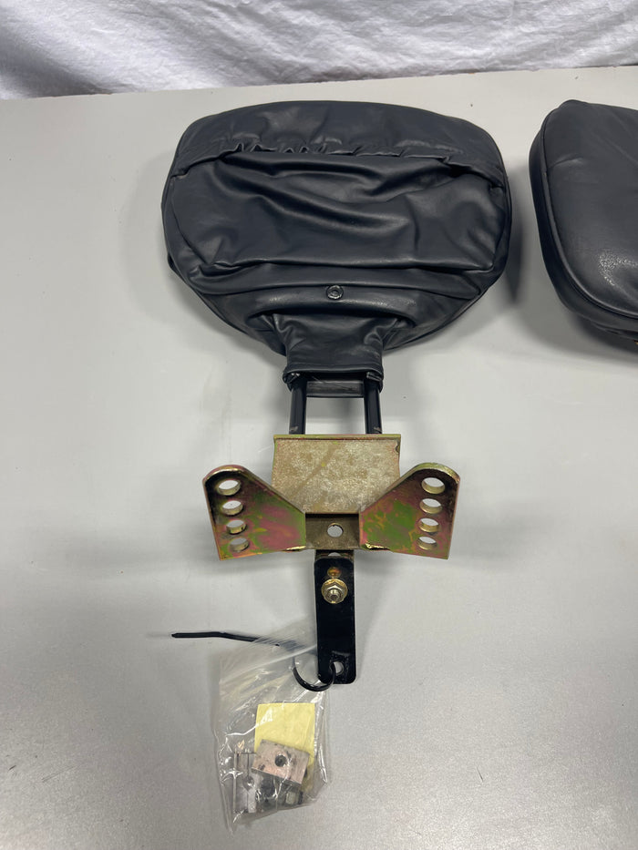Harley FLH Touring Passenger Backrest w/ Adjustable Mount 2 Pads & Cover Used