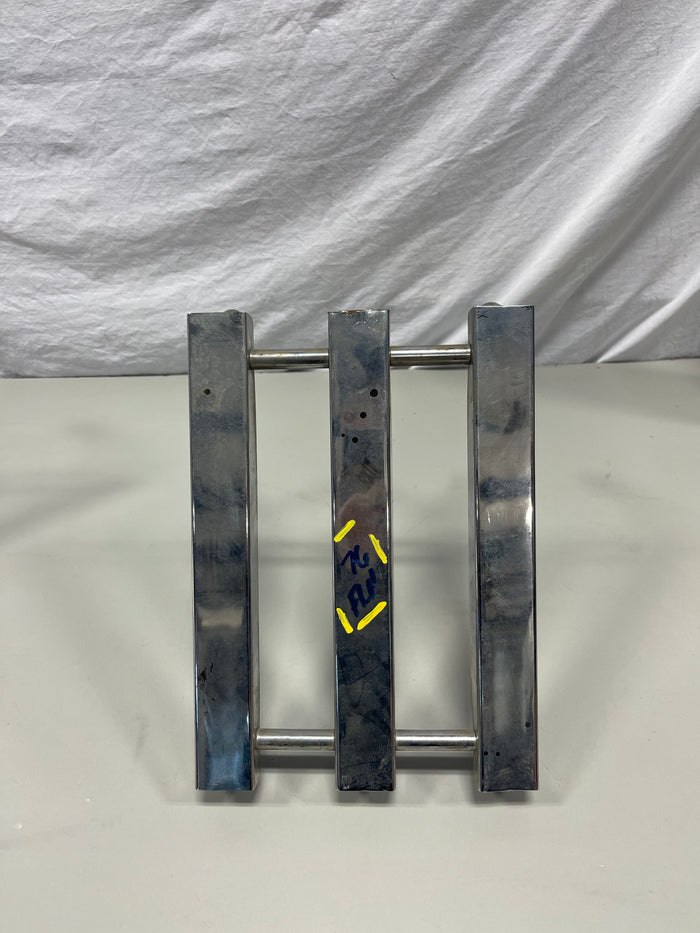 Harley FLH 3-Channel Chrome Luggage Rack Vintage Panhead Shovelhead FL Electra G