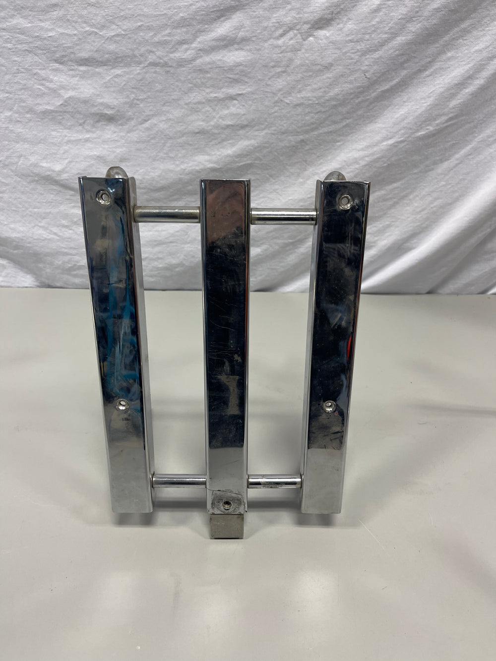 Harley FLH 3-Channel Chrome Luggage Rack Vintage Panhead Shovelhead FL Electra G