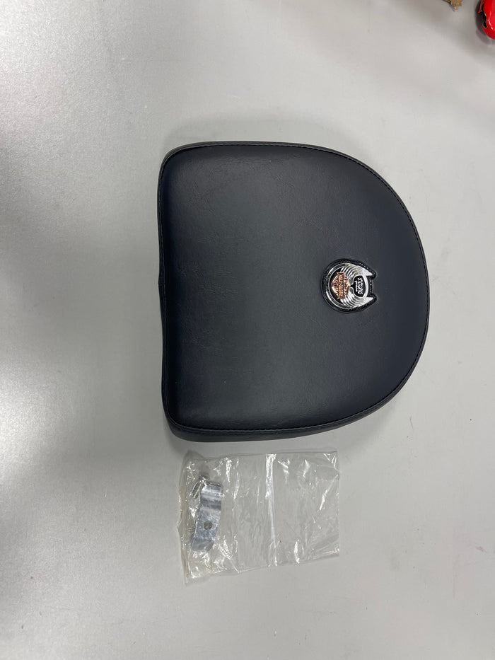 Harley-Davidson 105th Anniversary Passenger Backrest Pad Black Medallion