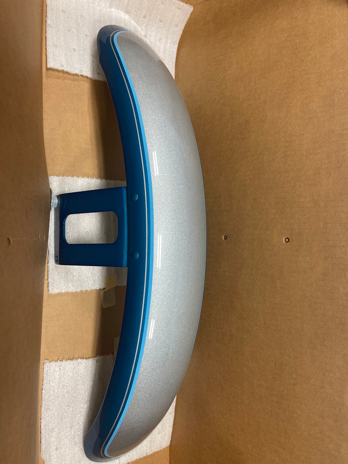 Harley-Davidson FXST FXWG Front Fender 59922-90US Blue Silver OEM NOS