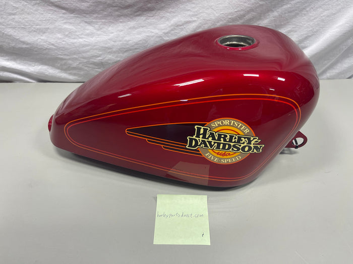 NOS Harley Sportster XL1200 Fuel Tank Victory Red 5-Speed 1994 OEM Orig Paint