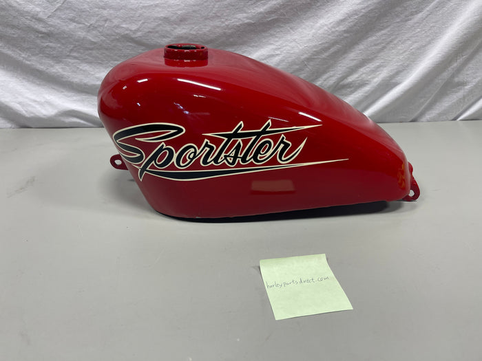 Harley 60982-81HR XL Sportster Gas Tank Red Sportster Script OEM Ironhead Used