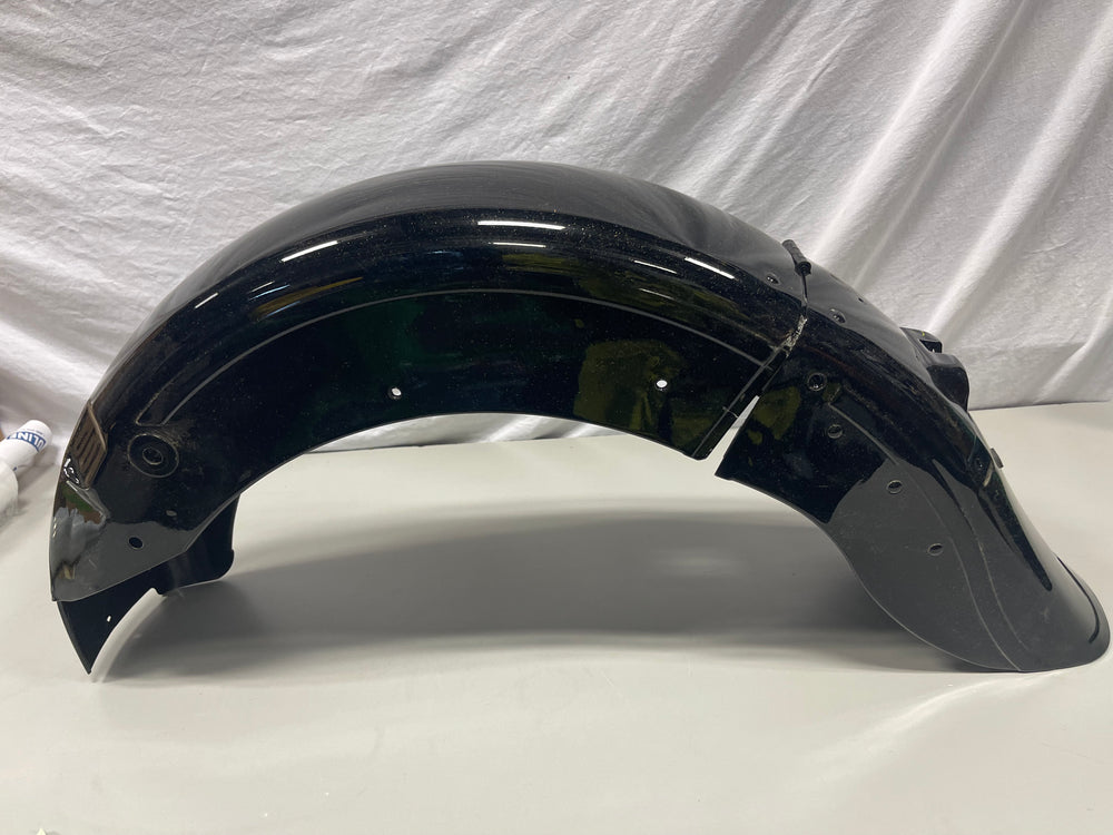 NOS Harley FL FLH Rear Fender Black 59604-76LE Shovelhead Hinged Liberty OEM